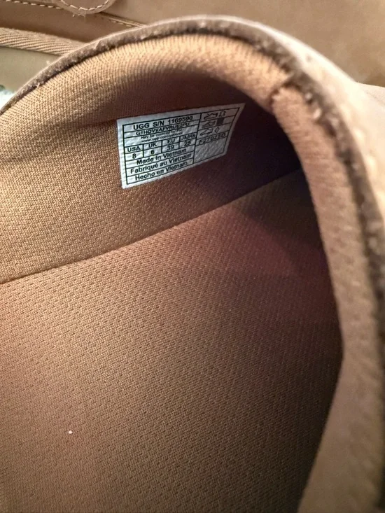 UGG Goldenstar Villa Clog – Chestnut Brown Leather Slingback – Size 8 – NEW - Picture 6 of 8